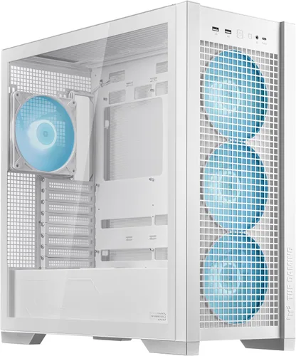 Miniatura 18 de ASUS TUF Gaming GT501 - Funda para juegos de torre media, soporte EATX, 4 ventiladores preinstalados, panel frontal USB 3.0, vidrio templado