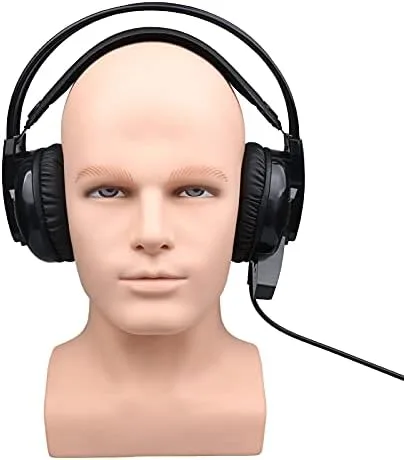 Miniatura 4 de Cabezas de maniquí para pelucas, cabeza de maniquí masculina para exhibición de máscara, cabeza de maniquí de hombre de espuma para pelucas