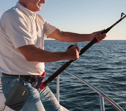 Miniatura 4 de PLUSINNO Señuelos de pesca para lubina, kit de 16 señuelos giratorios con bolsa de transporte portátil, cebos giratorios de metal duro para trucha