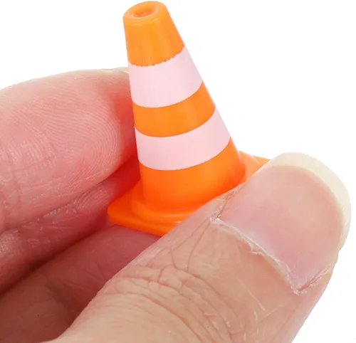 Miniatura 7 de jojofuny Juego de 50 mini conos de tráfico para niños, juguetes educativos de construcción de barricadas de tráfico para mejorar la conciencia