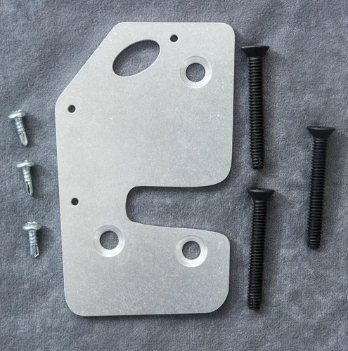Miniatura 3 de CS Works - Placa de reparación y refuerzo de pestillo de puerta con pernos de repuesto para Jeep Cherokee (XJ) 97-01 LEFT/DRIVER