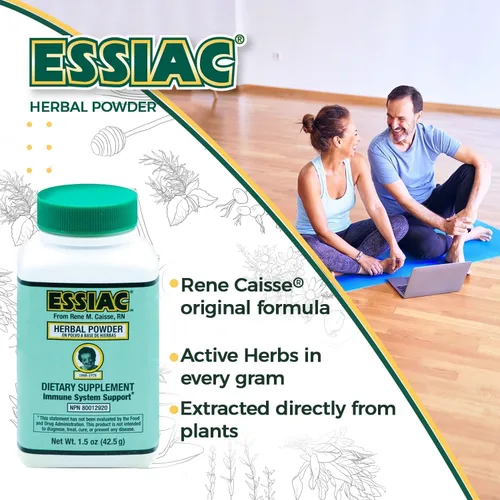 Miniatura 2 de Essiac Té de hierbas en polvo original, botella de 1.5 onzas, potente mezcla antioxidante para ayudar a promover la salud y el bienestar general