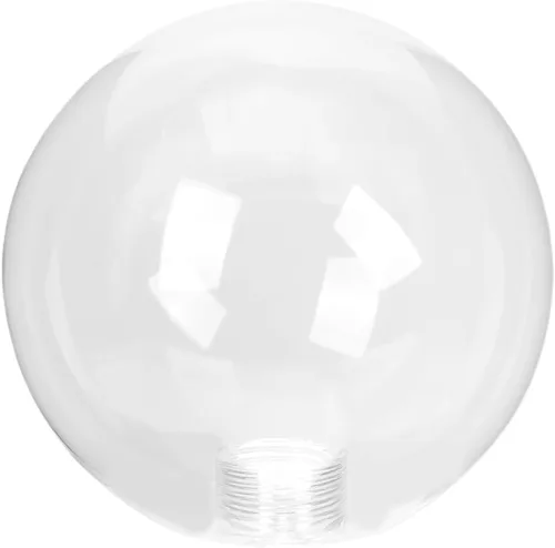 Housoutil Pantalla de cristal transparente para lámpara de techo G9 – Reemplazo de pantalla redonda transparente para decoración del hogar y