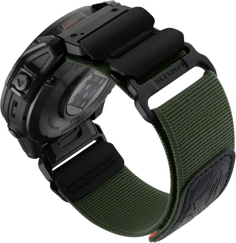 Miniatura 10 de Bandletic Compatible con Garmin Instinct 2 Correa de Reloj - Bandas Resistente de Nylon de Ajuste Rápido de 22mm para Fenix 8 E 47mm/7 6 Pro/5
