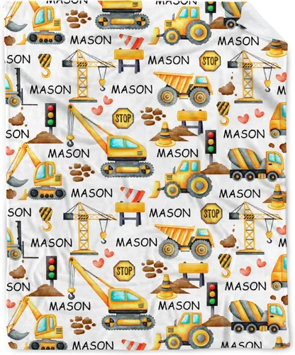 Miniatura 29 de Manta personalizada de franela de vellón con nombre, ligera, suave, bonita y acogedora para cama, sofá, viajes al aire libre, 30 x 40 pulgadas