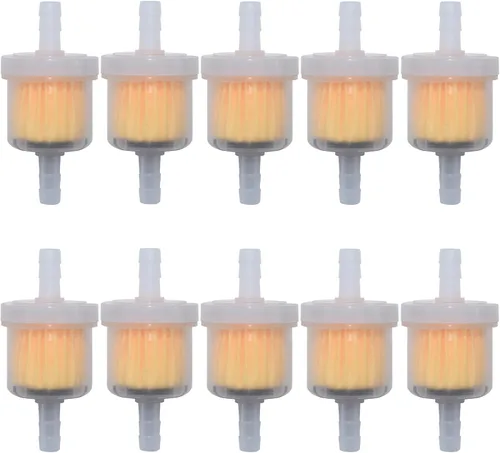Filtros de combustible en línea universales de 1/4 pulgada con imán para Kohler, Kawasaki, John Deere, Briggs, Stratton, generador de gasolina,