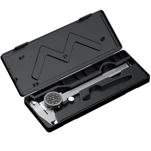 Miniatura 7 de HDLNKAK Calibrador de Dial a Prueba de Golpes Calibrador de Dial de Precisión con Carátula Negra Rango de 0-6", Resolución de 0.001" Calibrador de 6