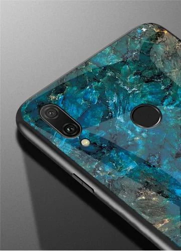 Miniatura 4 de IVY Funda de mármol de vidrio templado para Xiaomi Redmi Note 7 Pro/Redmi Note 7 - D