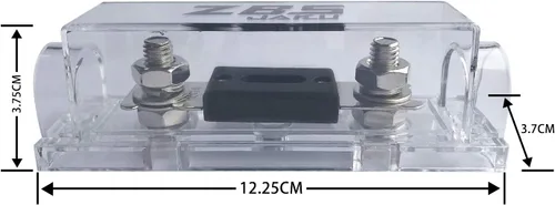Miniatura 2 de Portafusibles en línea de 250 A, calibre 0/2/4/8 AWG ANL con fusibles ANL de 250 amperios para amplificador de audio de automóvil (paquete de 2)