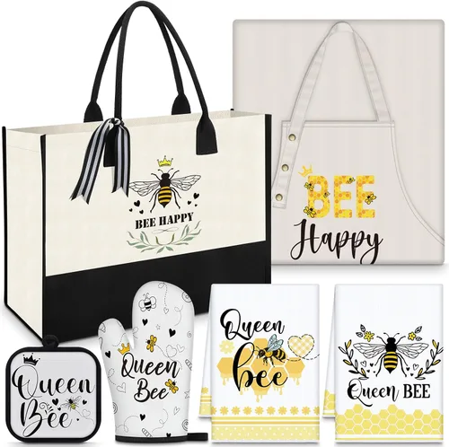 Miniatura 7 de Juego de 6 Piezas de Regalos de Repostería Navideña, Divertidos Regalos de Panadero para Mujeres, Regalos de Cumpleaños para Mamá, Hermana, Esposa