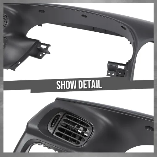 Miniatura 6 de G-PLUS Bisel para panel de salpicadero, compatible con Ford F150 F250 F350 Super Duty 1992 1993 1994 1995 1996 1997 W/cubierta de tablero de motor