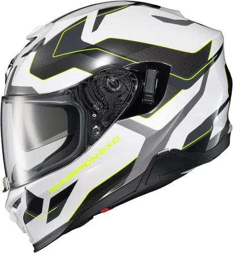 Miniatura 14 de ScorpionEXO - Casco integral T520 Dual Sport para motocicleta con bolsillos listos para altavoces Bluetooth, homologación DOT y ECE, modelo Zuse