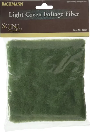 Bachmann Trenes - ESCENA SCAPES FIBRA FOLIAGE - VERDE CLARO - Para usar con todas las escalas