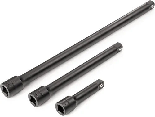 TEKTON Juego de extensión de impacto de accionamiento de 3/8 pulgadas, 3 piezas (3, 6, 10 pulgadas) | SIA91000