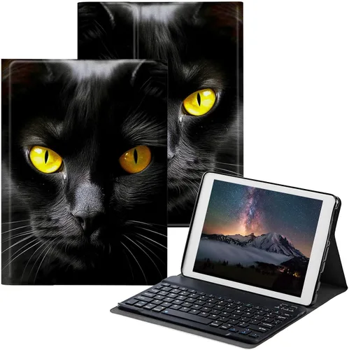 Miniatura 25 de Funda para Samsung Galaxy Tab S6 Lite 2022/2020 con teclado inalámbrico desmontable y soporte ajustable para proteger la tableta para Samsung Galaxy