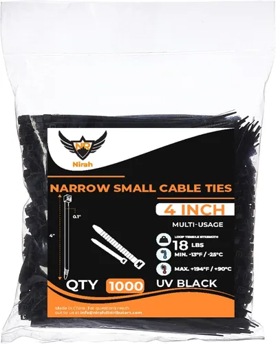 Miniatura 11 de Bridas grandes de 16 pulgadas, transparentes, 120 libras, resistencia a la tracción, ataduras de nailon PA 66. Resistente a los rayos UV, Blanco