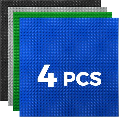 Miniatura 20 de Placas de construcción clásicas de 10 x 10 pulgadas, 100% compatibles con todas las principales marcas y mesas de actividades, plataformas creativas