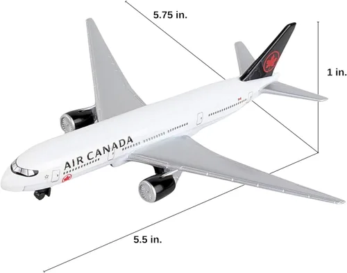 Miniatura 3 de Avión individual Daron Air Canada de metal fundido S modelo de juguete con piezas de plástico para niños de 3+ años