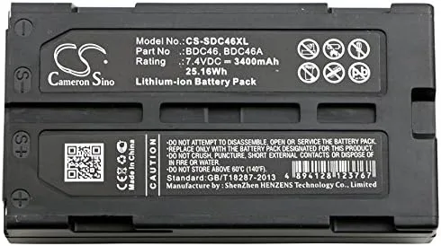 Miniatura 3 de 7.4v Compatible with Battery Sokkia 40200040, 7380-46, BDC46, BDC-46 GRS-1 Mobile GIS Mapping Syste, GRS1700 CSX, LDT520 Laser Digital Theodolit
