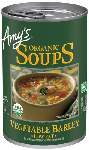 Miniatura 18 de Sopa Amy's, vegana, sin gluten, orgánica de verduras italianas rústicas (champiñones, arroz integral y frijoles) 14 oz (paquete de 12)