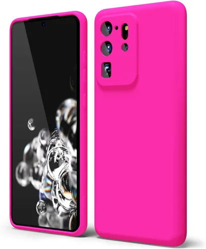 Miniatura 79 de oakxco Funda para teléfono Samsung Galaxy S21 Ultra con agarre de silicona líquida, bonita funda delgada y delgada de goma suave de TPU lisa