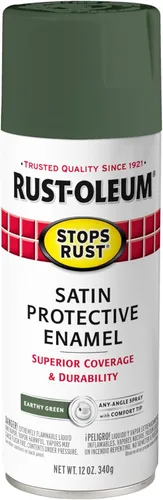 Miniatura 45 de Rust-Oleum 285092 - Pintura en aerosol para prevención del óxido, 12 onzas, transparente satinado Satinado claro