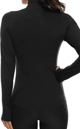 Miniatura 3 de VUTRU - Chaqueta de entrenamiento con cremallera completa para mujer, para hacer yoga o correr
