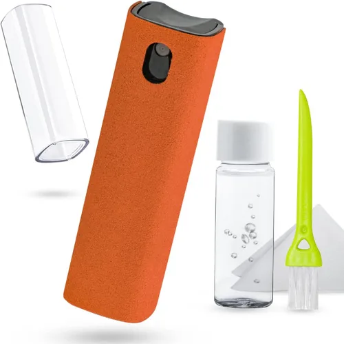 Miniatura 8 de Espray limpiador de pantalla para pantalla táctil, kit de limpieza walrfid para teléfono inteligente electrónico TV, portátil, tableta, PC, Gris