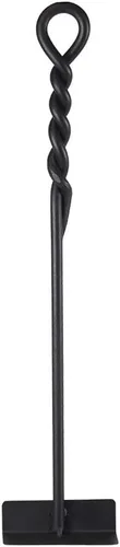 Miniatura 9 de Minuteman International Herramienta individual con mango de cuerda, pinzas para chimenea, estándar de 28 pulgadas, color negro