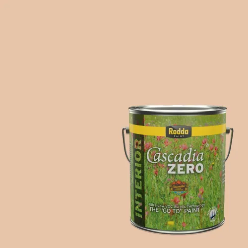 Miniatura 101 de Rodda Paint CASCADIA ZERO - Pintura plana e imprimación para interiores en uno, cuarto de galón, piel bronceada