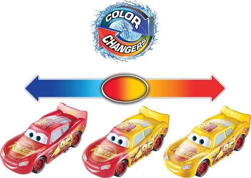 Miniatura 4 de Mattel Disney Pixar Cars - Colección de cambiadores de color, los autos de juguete cambian de color con el agua