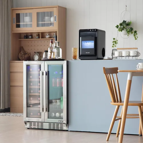 Miniatura 8 de Newair Nugget Máquina de Hielo para Encimera, 44 libras en 24 Horas Máquina de Hielo Nugget, Máquina de Hielo Autolimpiante en Acero Inoxidable