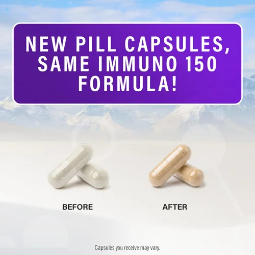 Miniatura 7 de Immuno 150, suplemento para el sistema inmune, repleto de 70 minerales vegetales, 13 vitaminas esenciales y 68 nutrientes adicionales - 150 cápsulas