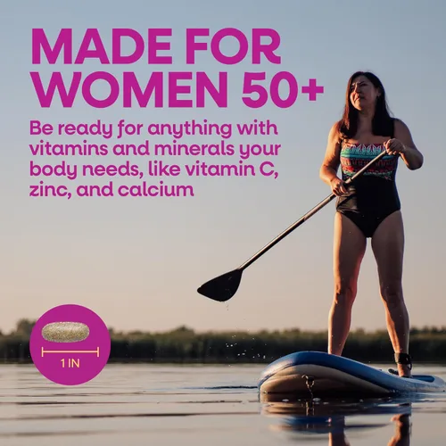 Miniatura 2 de Nature's Way ¡Alive! 50 Plus Tabletas multivitamínicas completas para mujeres, vitamina diaria para mujeres de 50 años, apoya la función saludable