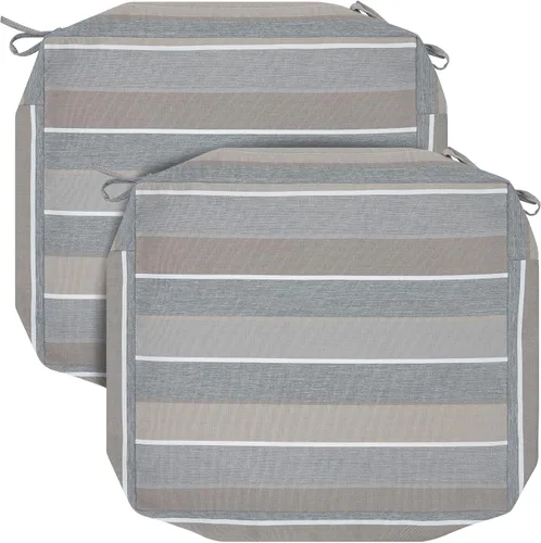 Miniatura 54 de FUNHOME Fundas de Cojín para Sillas de Exterior, Paquete de 2, ¡Sin Relleno! Fundas de Cojín de Repuesto para Patio 20" x 18" x 4", Resistentes al