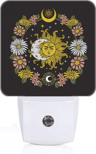 Miniatura 15 de Luz nocturna de camiones de dibujos animados, luces nocturnas enchufables con sensor de atardecer a amanecer para escaleras, pasillo, dormitorio