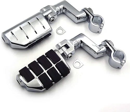 XKH - Abrazaderas cromadas para autopista de 1.5 pulgadas compatibles con V-STAR Roadstar KAWASAKI VULCAN [B0125VNRN8]