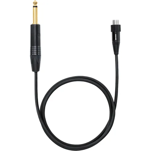 Miniatura 3 de Shure WA303 Cable de guitarra estándar de 2 pies con conector de 1/4 en cada extremo