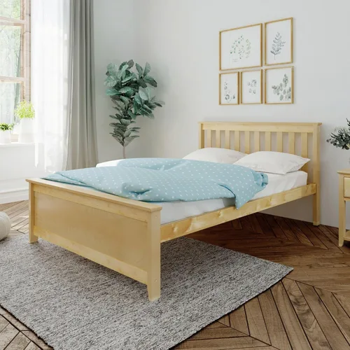 Miniatura 33 de Max & Lily - Cama individual, base de cama con cabecero para niños, listones, color blanco.