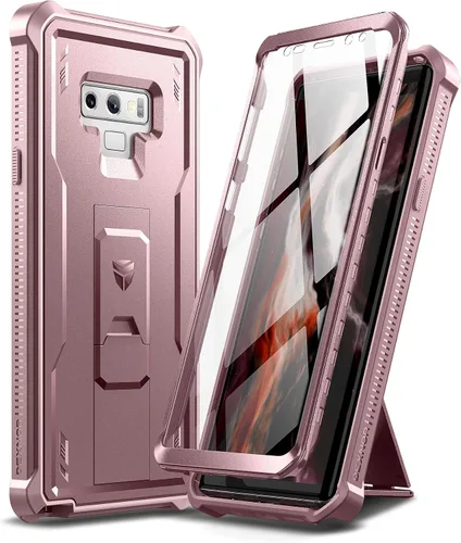 Miniatura 9 de Dexnor Funda de cuerpo completo para Samsung Galaxy Note 9/6.4 pulgadas, [protector de pantalla y soporte integrados] resistente protección de grado