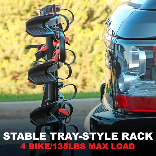 Miniatura 2 de TRIMAX /Road-Max 'Blade-Runner2' Portabicicletas para 2 bicicletas, montaje de enganche, estilo bandeja