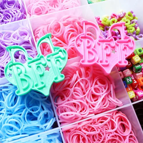 Miniatura 5 de Rainbow Loom BFF Mega Button Set con nuevo BFF Loom