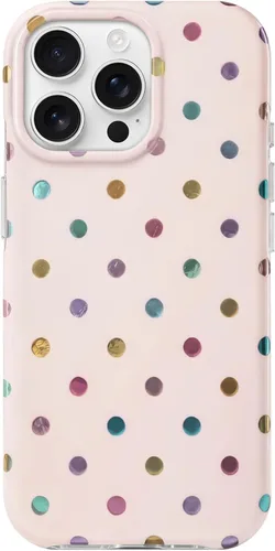 Miniatura 154 de Hython Funda para iPhone Air, diseño estético de lunares lindos, funda simple de 6.5 pulgadas, delgada, antiarañazos, parachoques de TPU suave, a