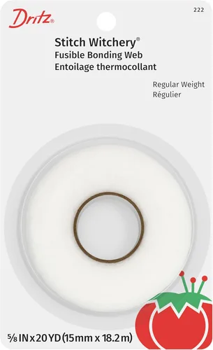 Miniatura 13 de Dritz - 227 1/4x20 Stitch Witchery 1/4inx 20yd, 1/4-pulgada X 20-yardas, blanco