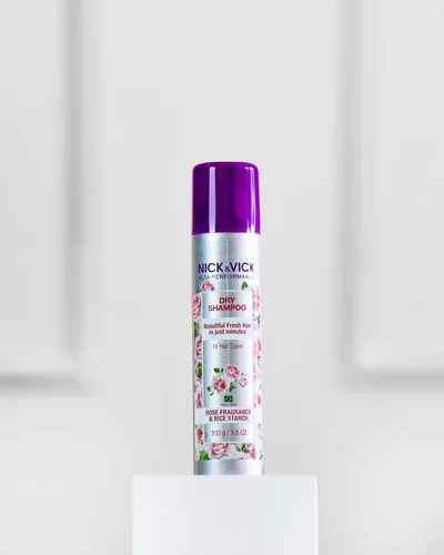 Miniatura 3 de NICK & VICK, Champú seco fragancia rosa, cabello fresco en minutos