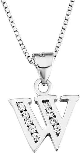 Miniatura 6 de Dijes personalizados para collar colgante con las 26 letras del alfabeto, circonita cúbica, plata esterlina S925.