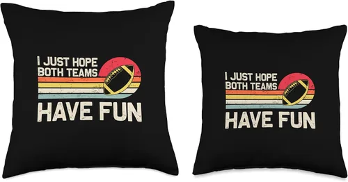 Miniatura 3 de I Just Hope Both Teams Have Fun Throw Pillow