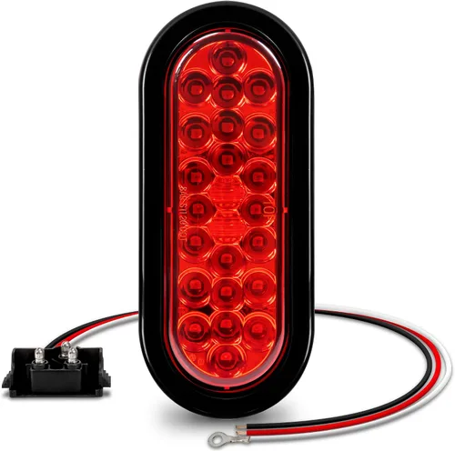 Miniatura 17 de Faro trasero redondo de 6 pulgadas con 24 luces LED de luz blanca clara, para reversa de camiones, con Certificado DOT, arandela y enchufe incluidos