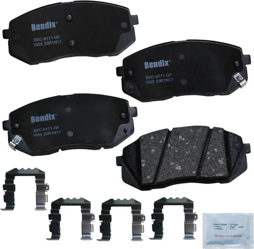 Miniatura 35 de Pastillas de freno delanteras cerámicas Bendix Priority1 CFC2302 para Hyundai Elantra 2021, Sonata 2022-2020, Kia K5 2023-2021