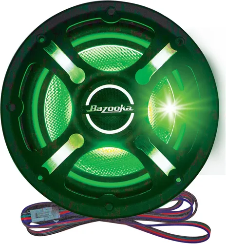Miniatura 2 de Bazooka Kit de altavoces coaxiales marinos 4 altavoces LED de 6.5 pulgadas Controlador LED RGB Plug and Play y control remoto